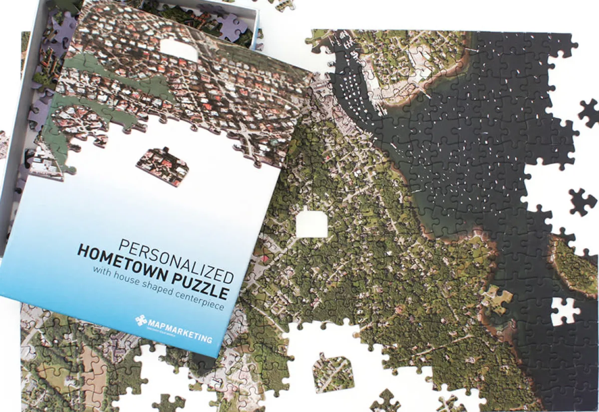 Map Marketing Ltd Personalized Aerial Photo Puzzle