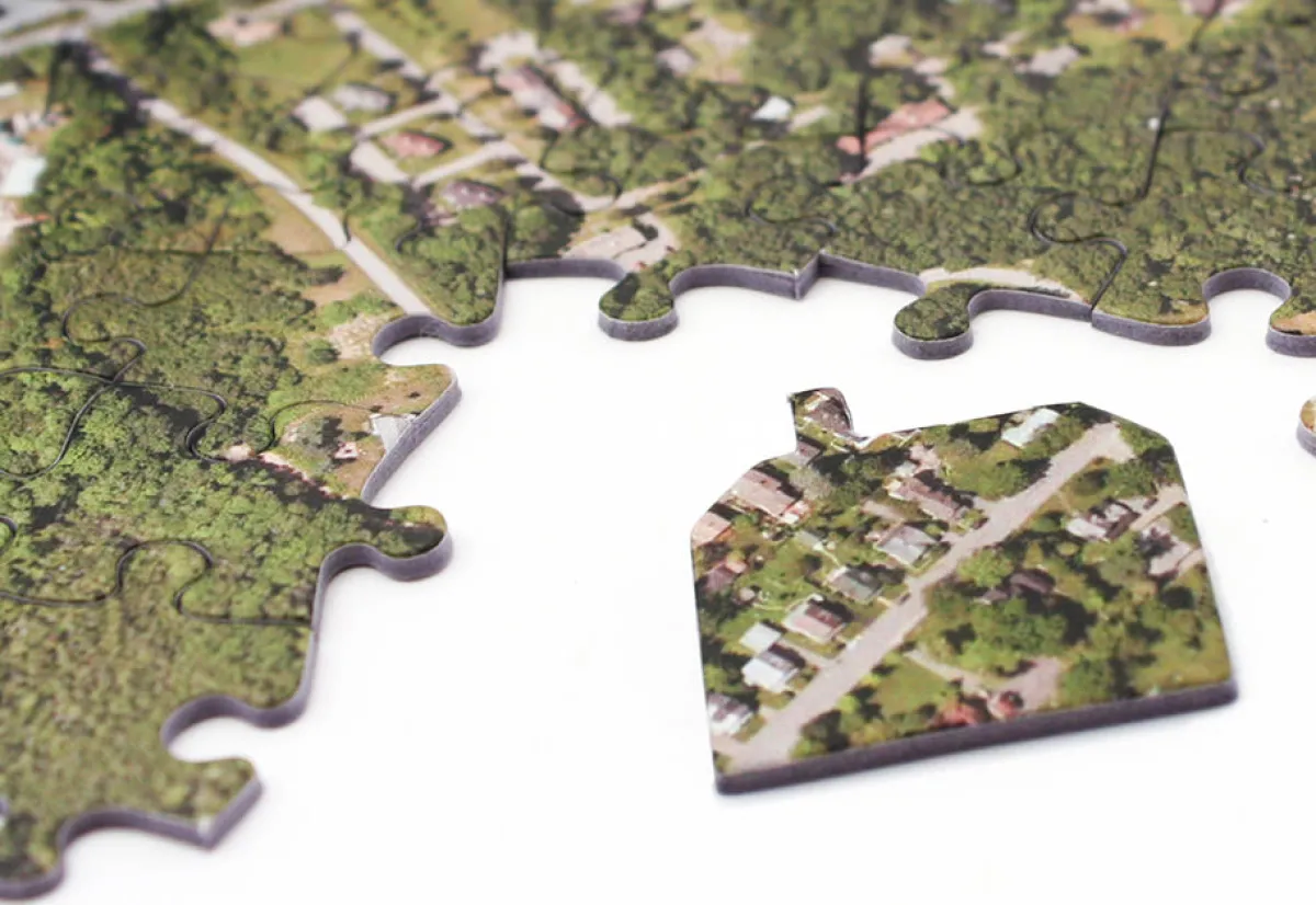 Map Marketing Ltd Personalized Aerial Photo Puzzle