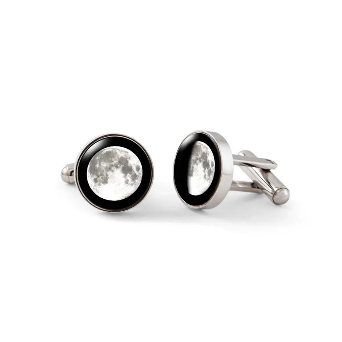 Moonglow LLC Personalized Choose Your Moon Phase Moonrise Cufflinks