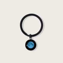 Moonglow LLC Personalized Choose Your Moon Phase Memory Keychain
