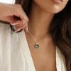 Moonglow LLC Personalized Engraved Choose Your Moon Phase Charmed Simplicity Necklace