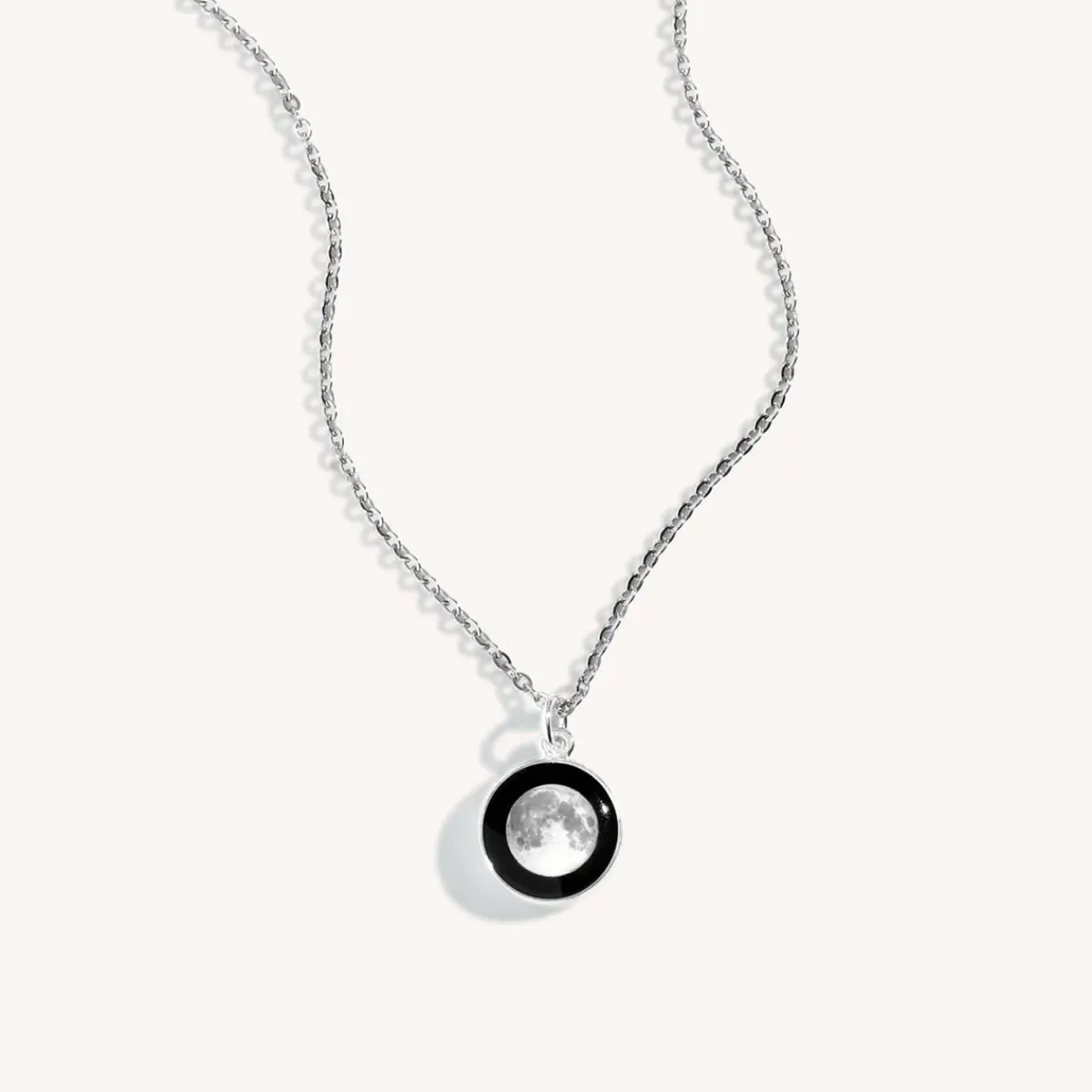 Moonglow LLC Personalized Engraved Choose Your Moon Phase Charmed Simplicity Necklace