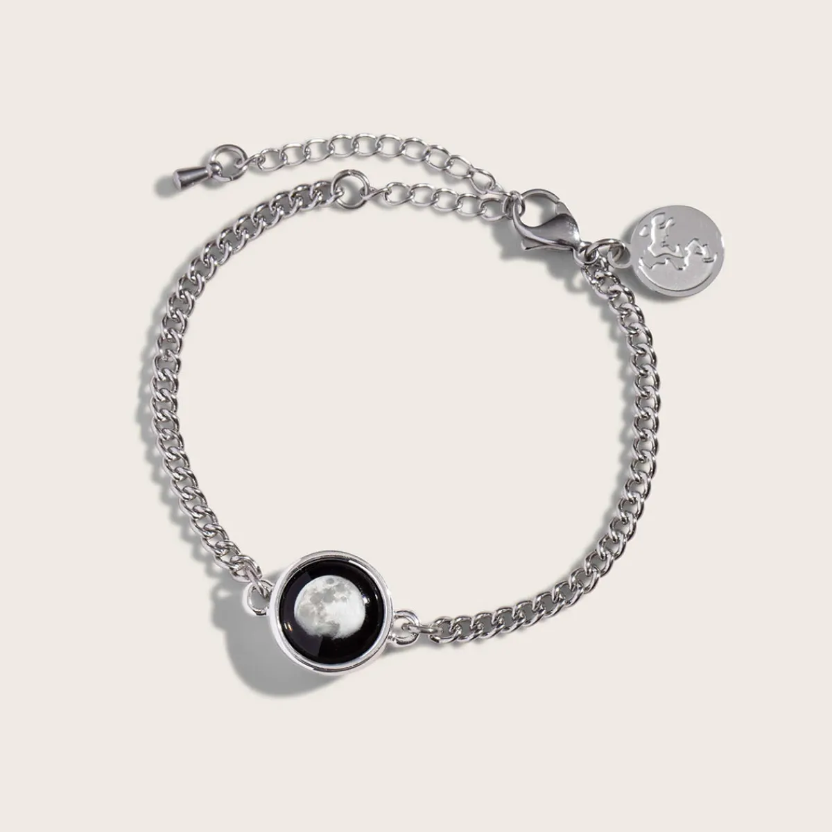 Moonglow LLC Personalized Engraved Choose Your Moon Phase Pallene Bracelet