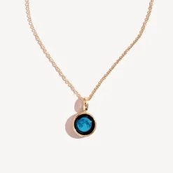 Moonglow LLC Personalized Engraved Choose Your Moon Phase Sky Light Necklace