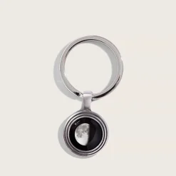 Moonglow LLC Personalized Engraved Choose Your Moon Phase Regio Keychain