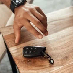 Moonglow LLC Personalized Engraved Choose Your Moon Phase Memory Keychain
