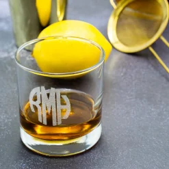 Astec Designs LLC Personalized Engraved Whiskey Glasses (Set of 4)