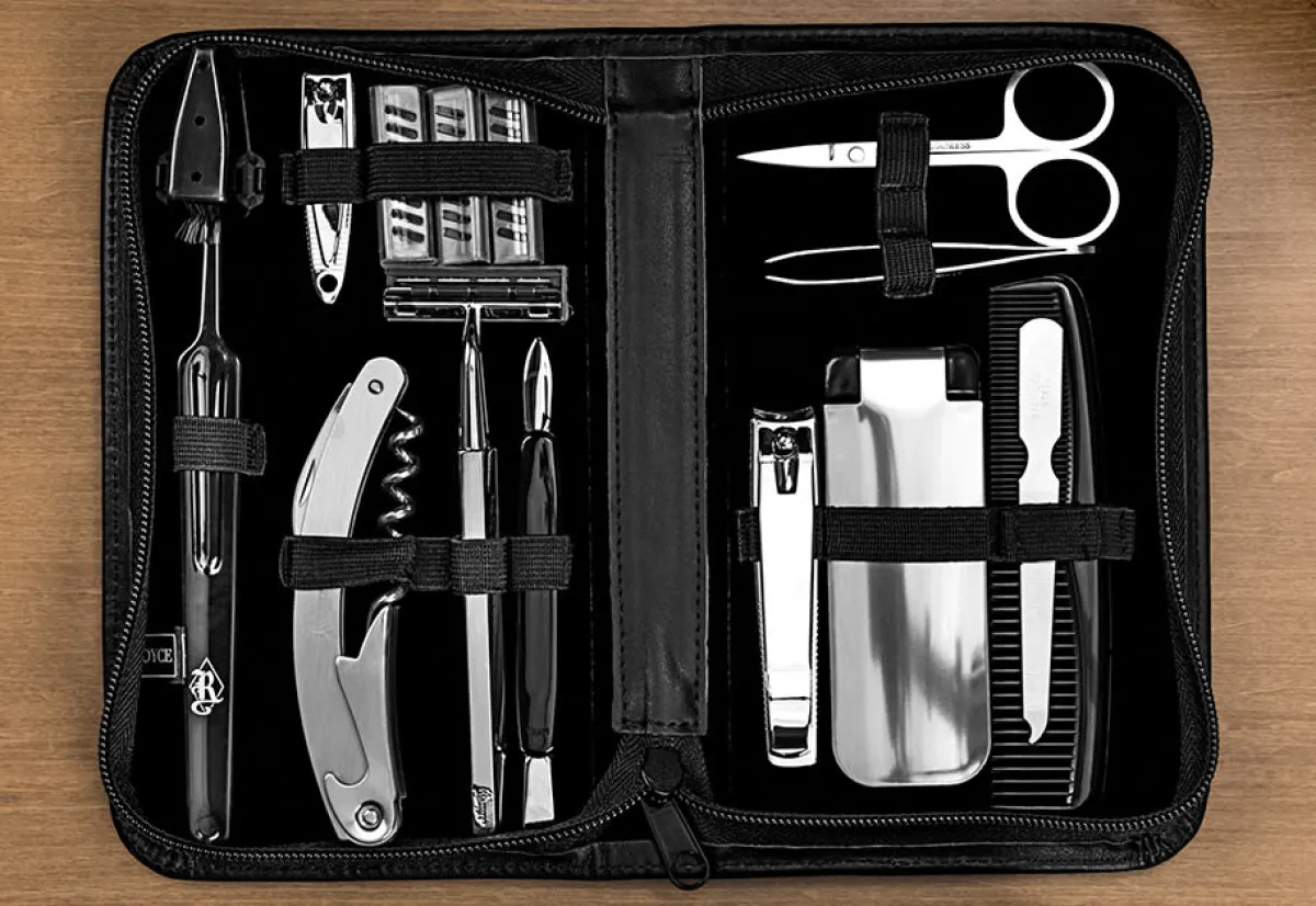 Emporium Leather Co. dba Royce Leather Personalized Luxury Travel Grooming Set