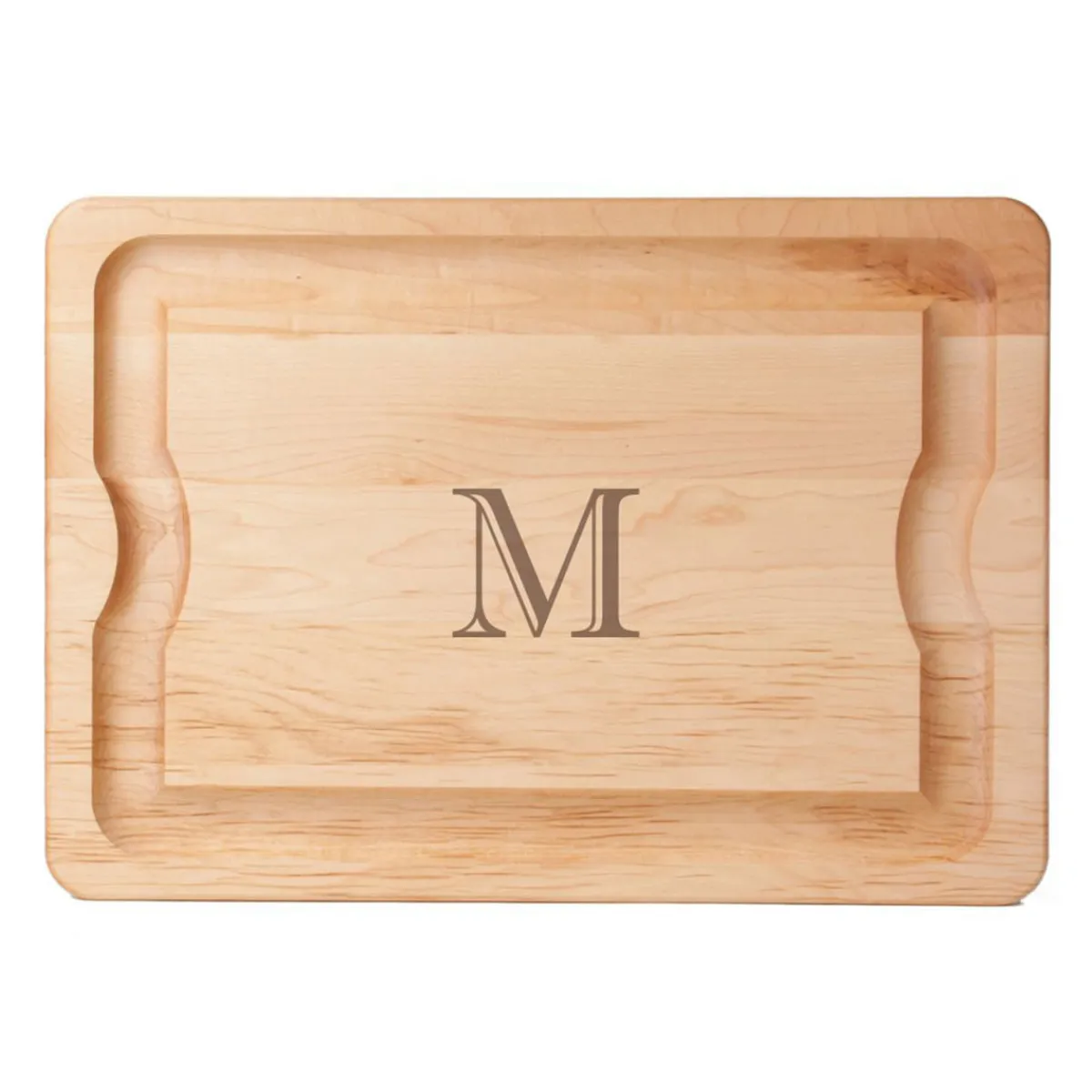 Sharper Image Personalized Maple BBQ Carving Board