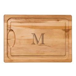 Sharper Image Personalized Maple Carving Board