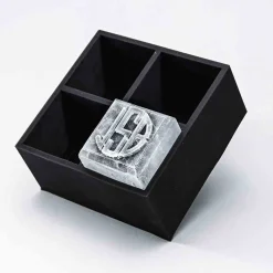 Astec Designs LLC Personalized Whiskey Glasses and Ice Mold Gift Set