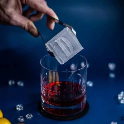 Astec Designs LLC Personalized Whiskey Glasses and Ice Mold Gift Set