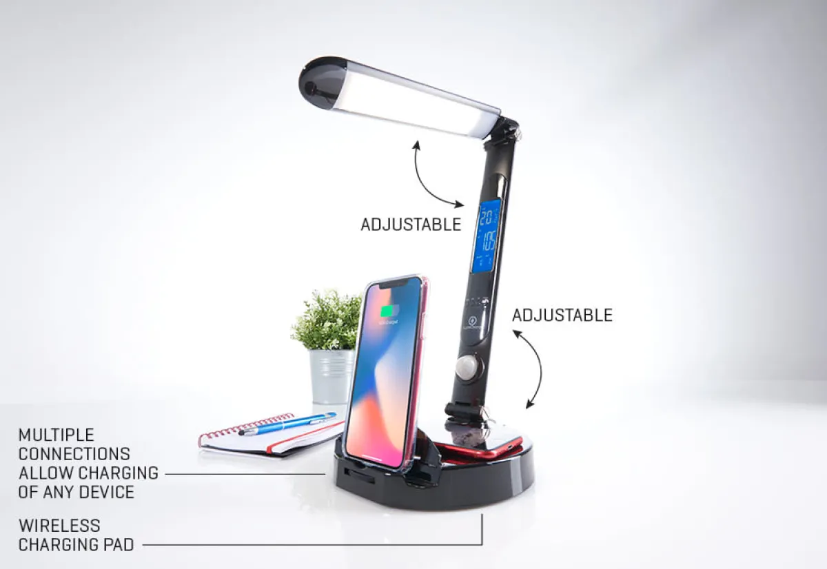 Grand Fusion Housewares, Inc. Phone Charging Desk Lamp