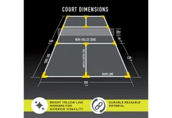 FRANKLIN SPORTS Pickleball Court Marker Kit