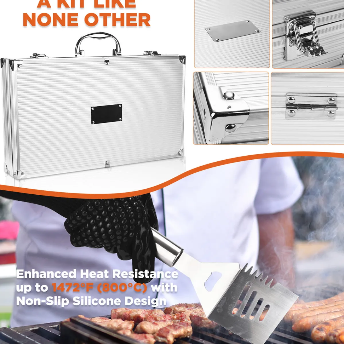 BH Home Good LLC 25-Piece BBQ Accessory Set
