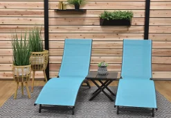 Vivere Ltd. 3-Piece Coral Springs Lounger Set