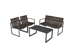 GoPlus (Costway) 4-Piece Patio Set with Loveseat