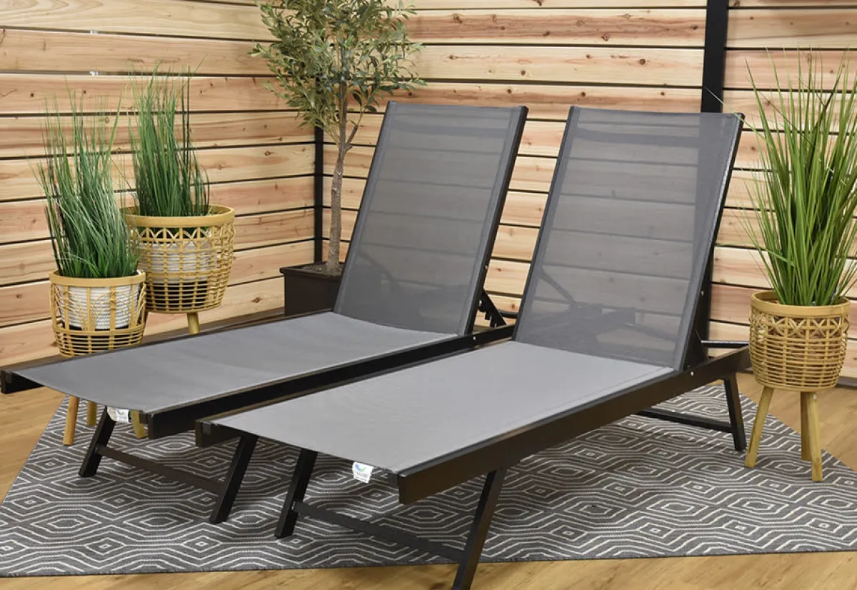 Vivere Ltd. 2-Piece Urban Sun Loungers