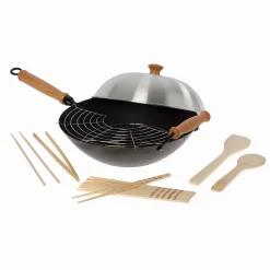 Escali Corp dba Kitchen Supply 10-Piece 14'' Nonstick Wok Set