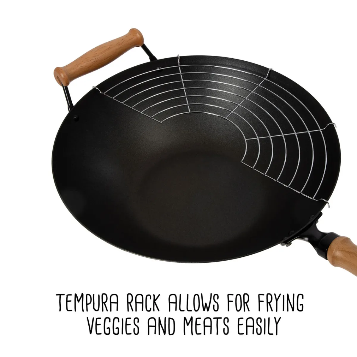 Escali Corp dba Kitchen Supply 10-Piece 14'' Nonstick Wok Set