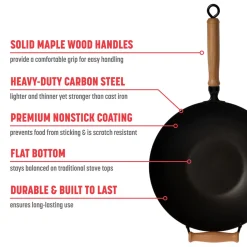 Escali Corp dba Kitchen Supply 10-Piece 14'' Nonstick Wok Set