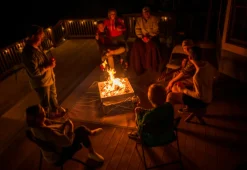 Sharper Image Pop-Up Fire Pit
