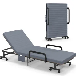 GoPlus (Costway) Portable Adjustable Guest Single Bed Twin Mattress