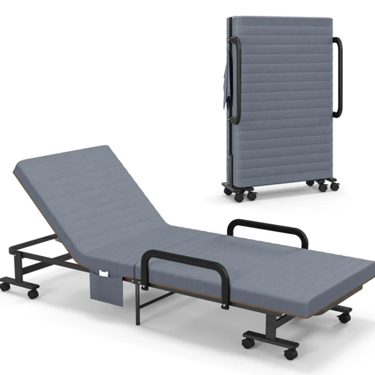 GoPlus (Costway) Portable Adjustable Guest Single Bed Twin Mattress