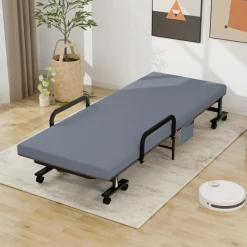 GoPlus (Costway) Portable Adjustable Guest Single Bed Twin Mattress