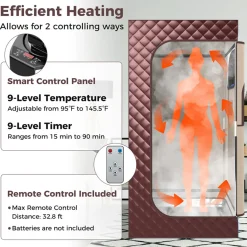 GoPlus (Costway) Portable Full Body Steam Sauna