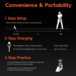 Voice Caddie (GST Solutions, Inc.) Portable Golf Launch Monitor PRO