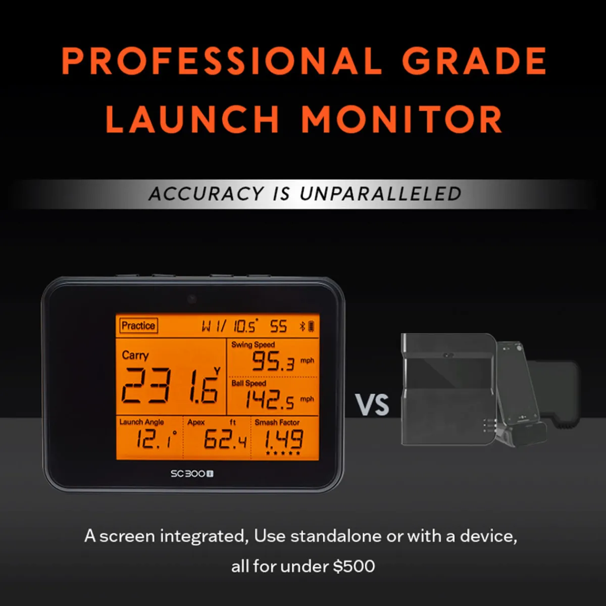 Voice Caddie (GST Solutions, Inc.) Portable Golf Launch Monitor PRO