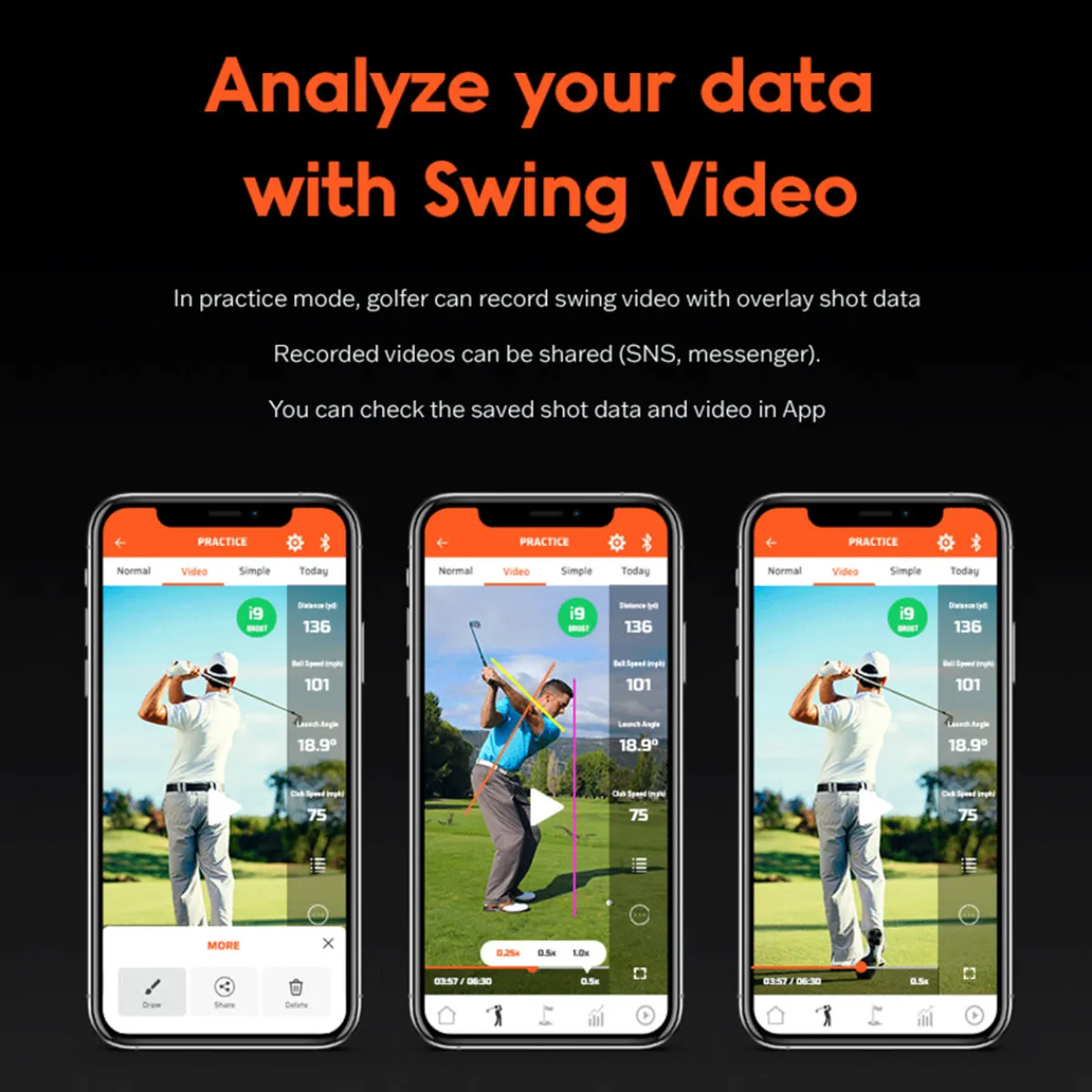 Voice Caddie (GST Solutions, Inc.) Portable Golf Launch Monitor PRO