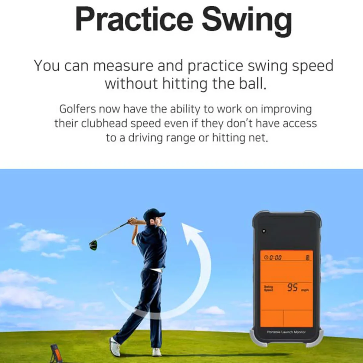 Sharper Image Portable Golf Launch Monitor