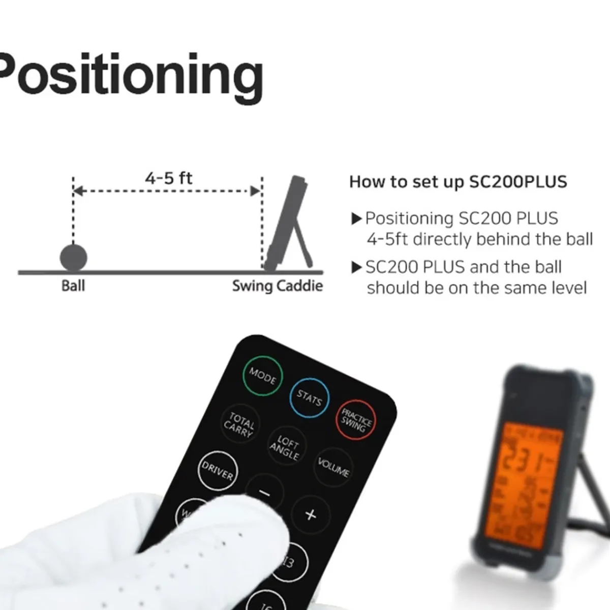 Sharper Image Portable Golf Launch Monitor