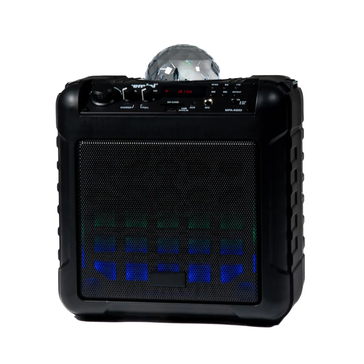 Innovative Concepts u0026 Design dba Gemini Sound Portable Karaoke Party Speaker with LED Lights
