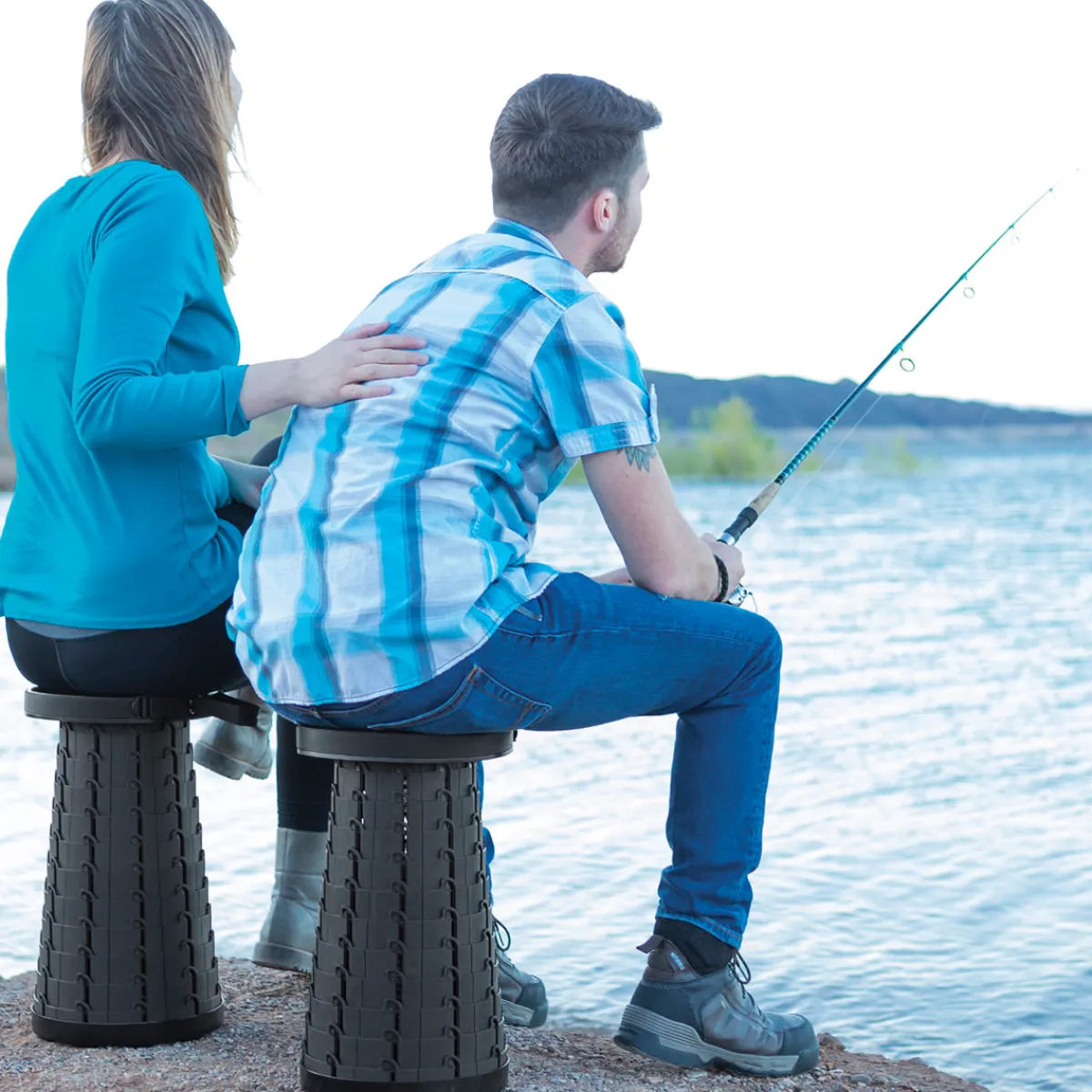 GoPlus (Costway) Portable Retractable Stool