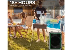 Innovative Concepts u0026 Design dba Gemini Sound Portable Splashproof Trolley Speaker