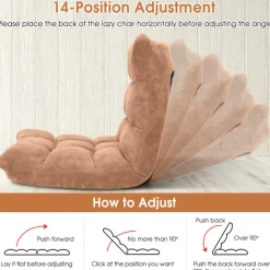 Sentry Industries, Inc. 14-Position Adjustable Cushioned Floor Chair