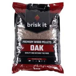 Brisk It Labs, Inc Premium Oak Wood Pellets for Smart Wood Pellet Smoker Grill