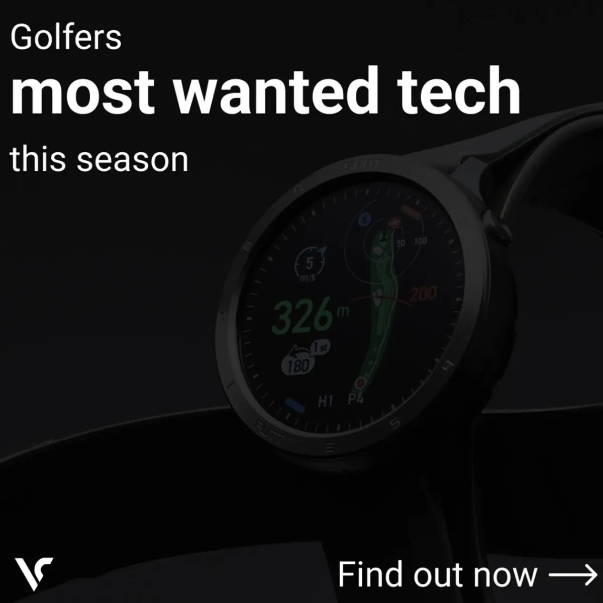 Sharper Image PRO Advanced GPS Golf Watch