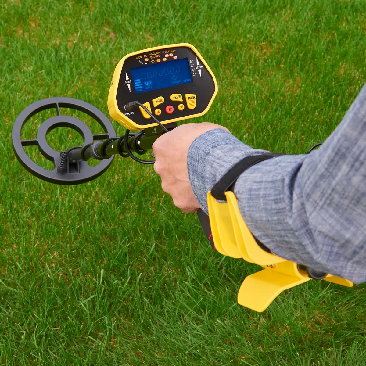 Explore Scientific LLC Pro Digital Metal Detector with Headphones