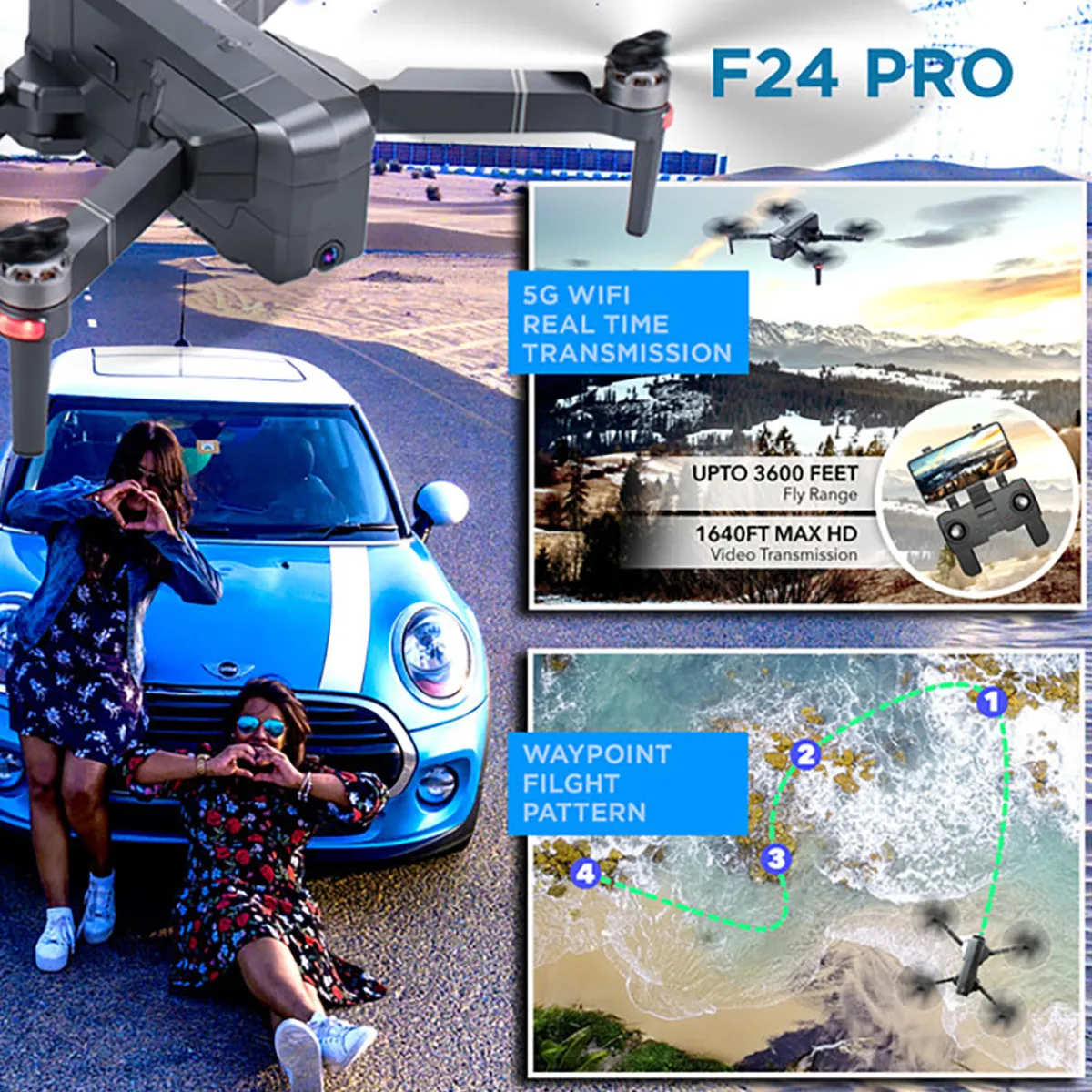 Fotorama USA, LLC Pro Drone with 4K UHD Camera