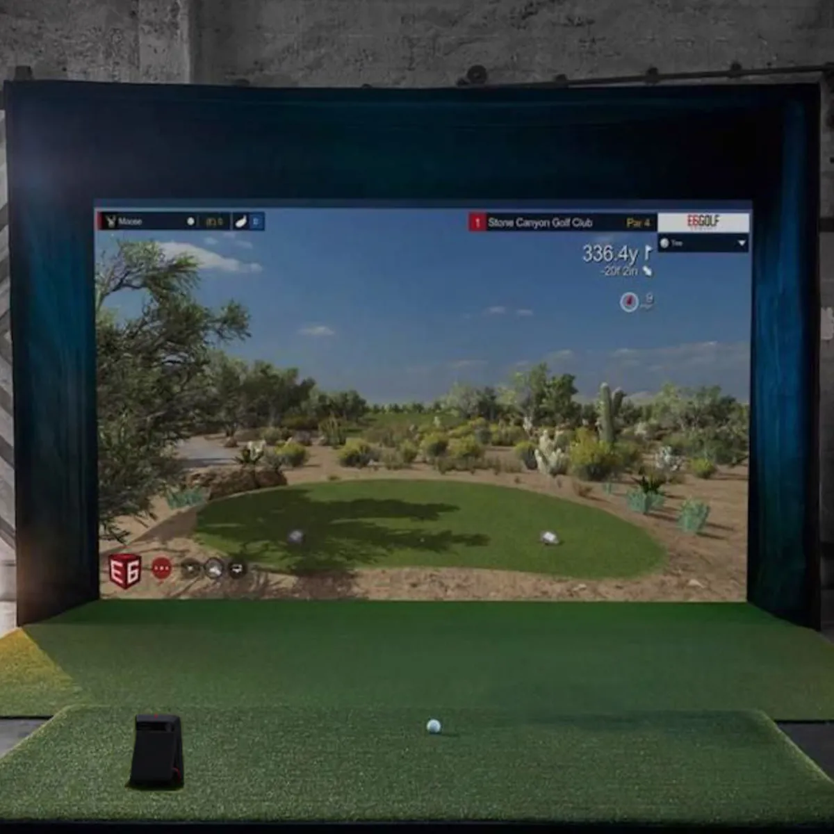 Voice Caddie (GST Solutions, Inc.) PRO Launch Monitor and 3D Driving Range Simulator