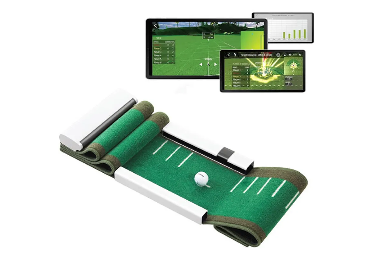 Hitrons Solutions Inc. Putting Mat with Digital Feedback Trainer