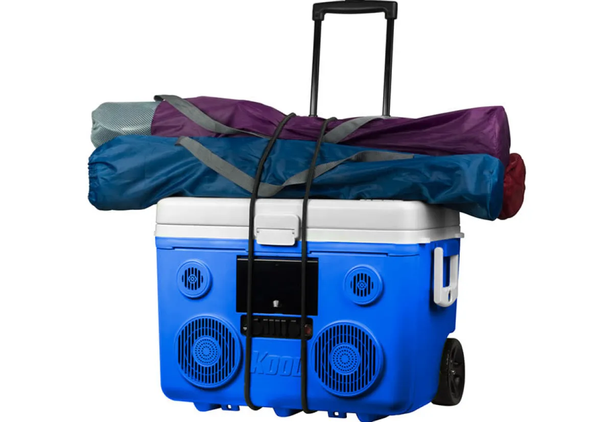 SONDPEX CORPORATION OF AMERICA LLC 40-Qt. Rolling Cooler with tooth Sound System