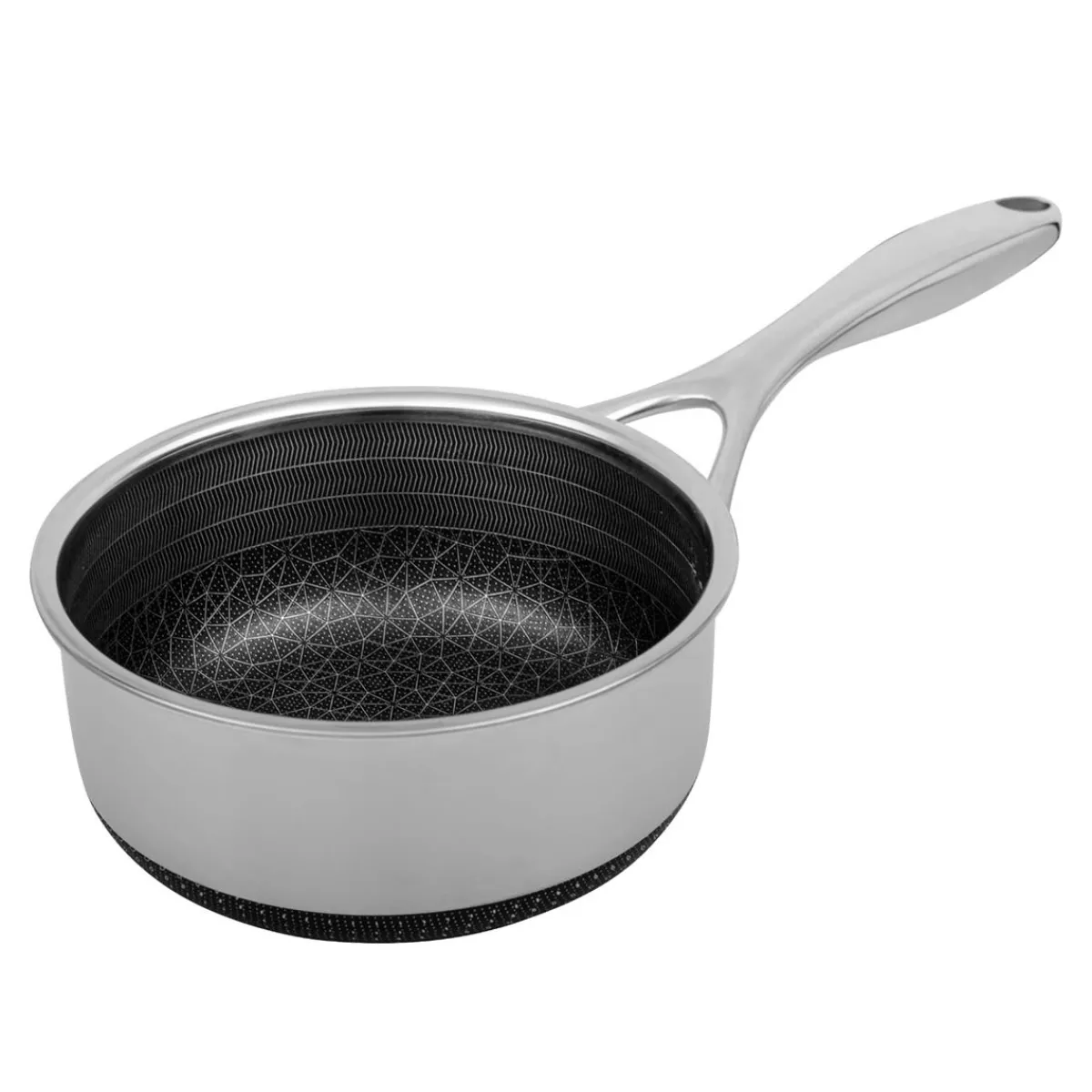 Sharper Image 1.5-Quart Hybrid Sauce Pan with Lid