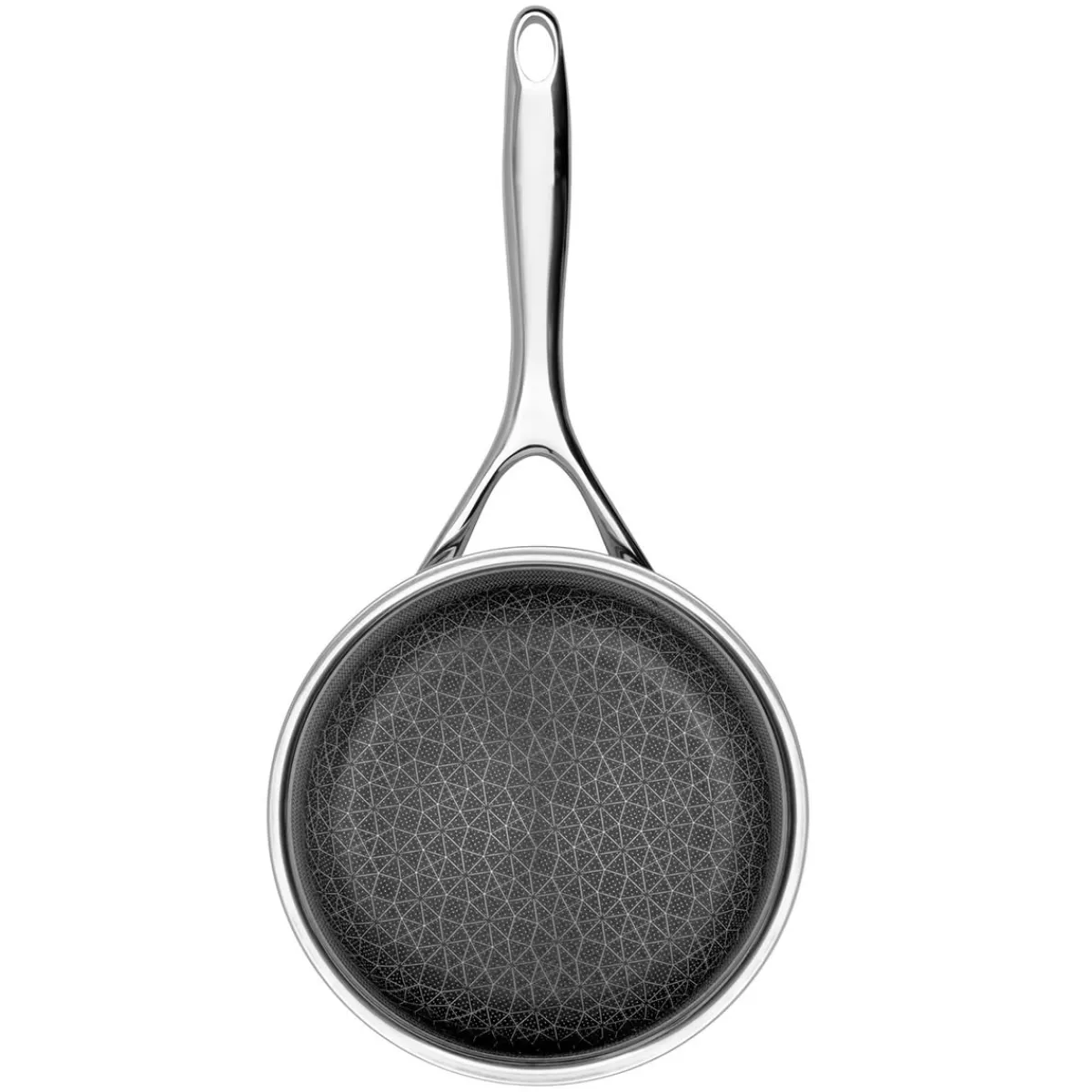Sharper Image 1.5-Quart Hybrid Sauce Pan with Lid