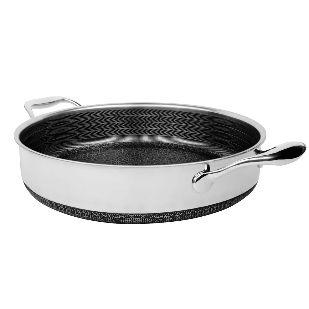 MI - Uutensil Ltd 5-Quart Stainless Hybrid Nonstick Saute Pan with Lid
