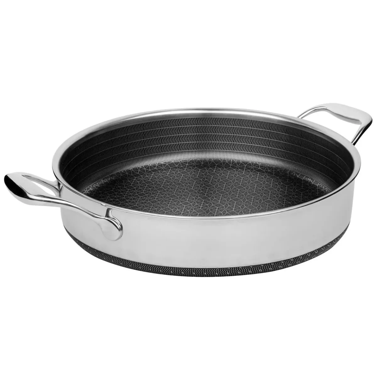 MI - Uutensil Ltd 5-Quart Stainless Hybrid Nonstick Saute Pan with Lid
